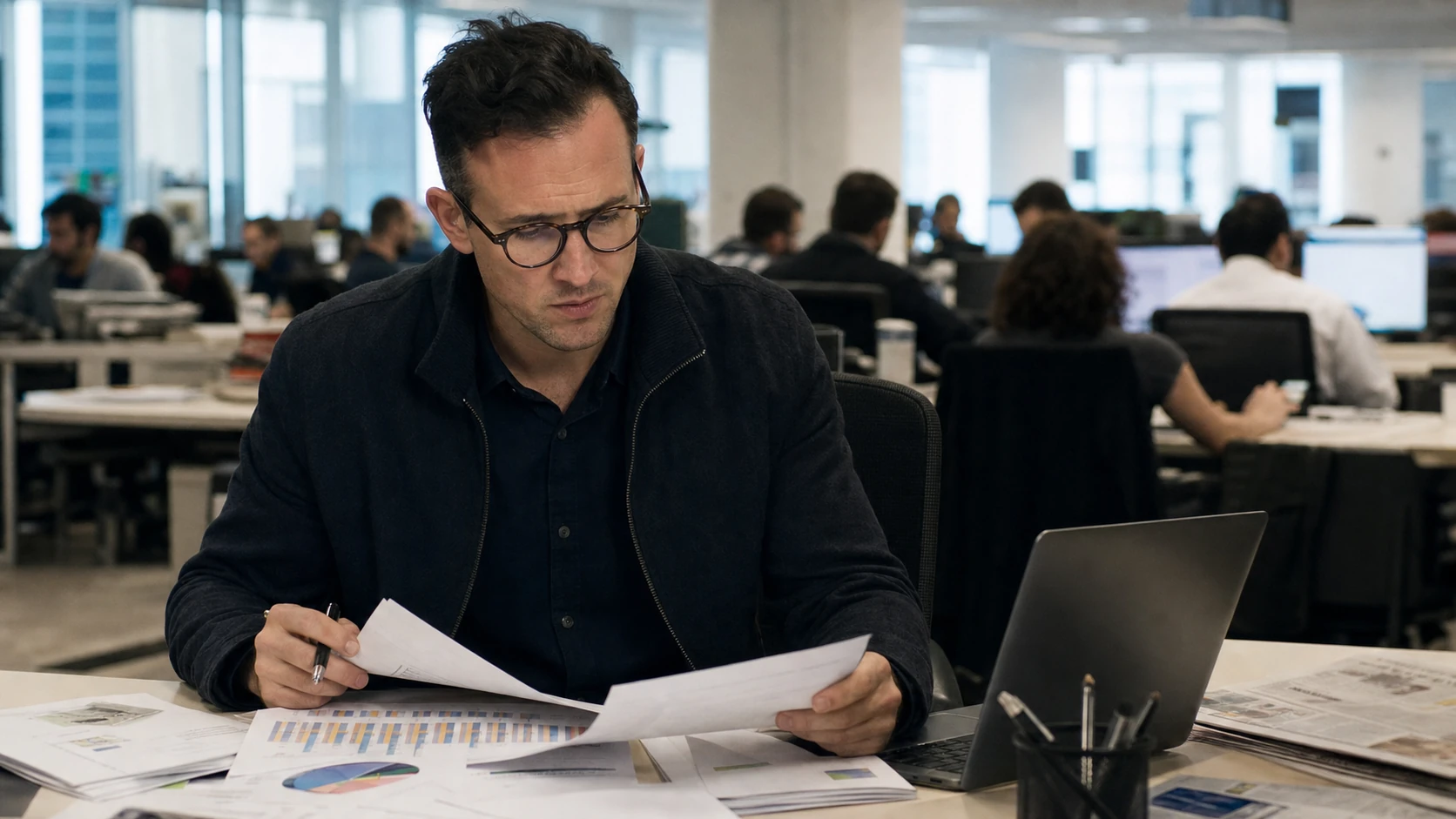 Beginning His Career at Reuters - hugo bachega