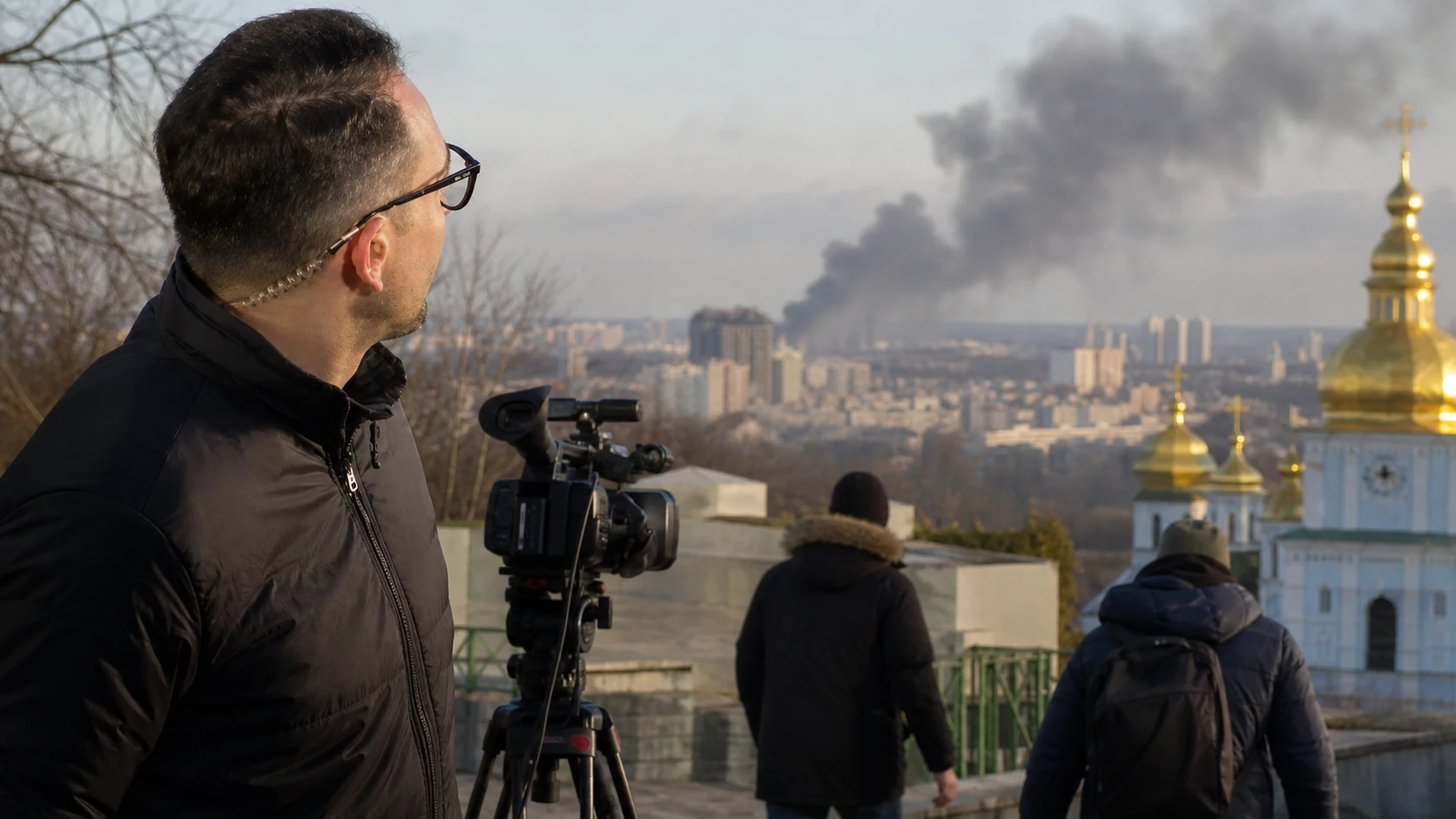 The Kyiv Missile Attack Broadcast - hugo bachega